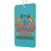 タコタイムはどこかTex Mexメキシコ料理 カーエアーフレッシュナー (左)