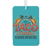 タコタイムはどこかTex Mexメキシコ料理 カーエアーフレッシュナー (裏面)