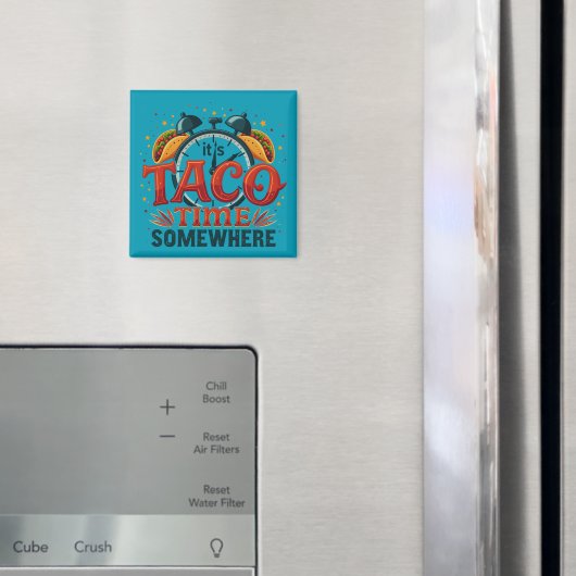 タコタイムはどこかTex Mexメキシコ料理 マグネット (インサイチュ (冷蔵庫))