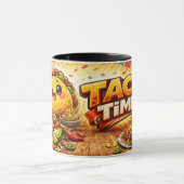 タコタイム - フィエスタの騒動 - フードファン マグカップ (中央)