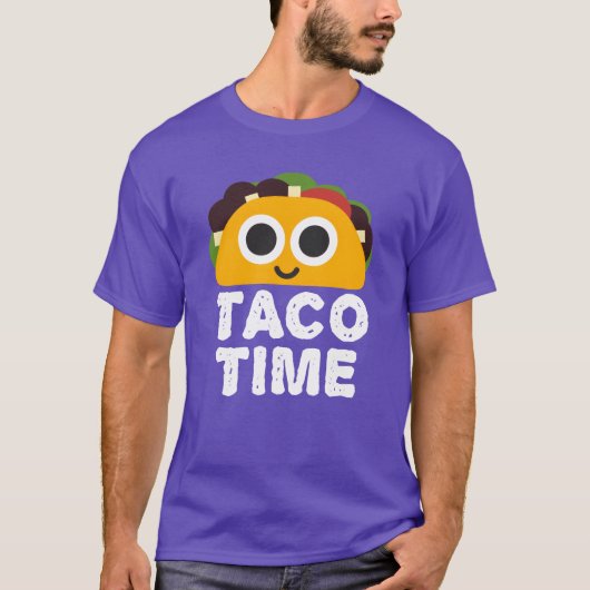 タコタイム メキシカン 食べ物 引用 Tシャツ (正面)