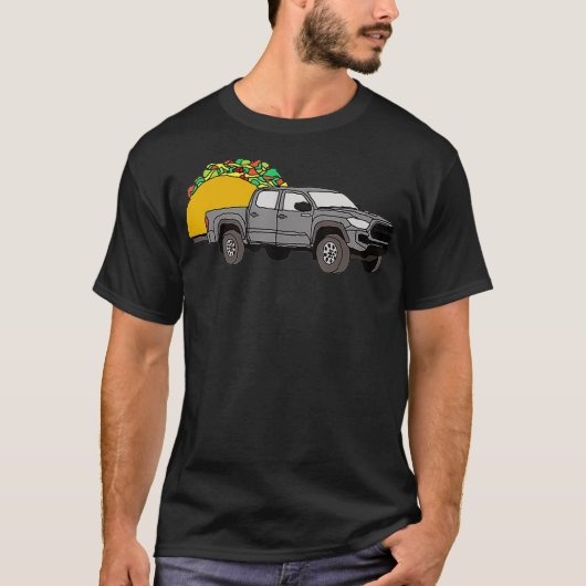 タコタコマTRDプレランナー4X4トラックオフロード4WD Tシャツ (正面)