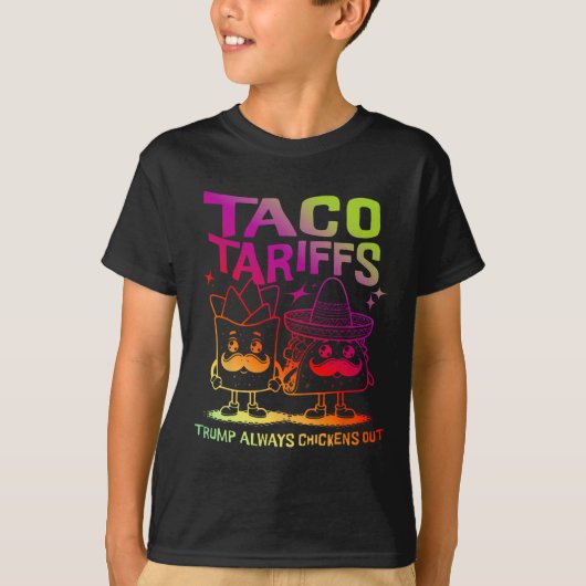 タコタリフトランプは常に鶏を追い出す Tシャツ (正面)