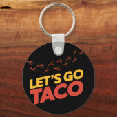 タコチキンの足跡を行こう キーホルダー (裏面)