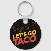 タコチキンの足跡を行こう キーホルダー (裏面)