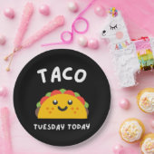 タコチューズデイ 今日 ペーパープレート (パーティー)