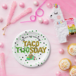 タコチューズデーのカスタム紙皿 ペーパープレート