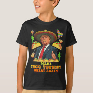 タコチューズデーをもっと偉大に ドナルドタコ Tシャツ
