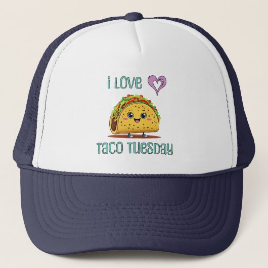 タコチューズデーを愛してる キャップ (正面)