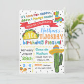 タコツーズデイ招待状 |第2回バースデーフェスタ 招待状 (スタンド正面)