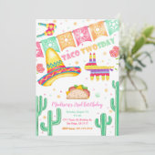 タコツーズデイ誕生日招待状 招待状 (スタンド正面)