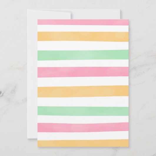 タコツーズデイ誕生日招待状 招待状 (裏面)