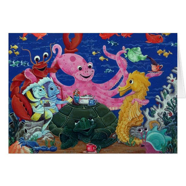 タコティーパーティカード (正面横)