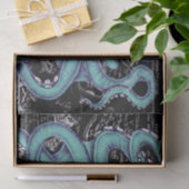 タコティール（緑がかった色）ヴィンテージマップインク 薄葉紙 (ギフト)