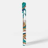 タコティール(緑がかった色)水彩画 Case-Mate iPhoneケース (裏面 / 左)