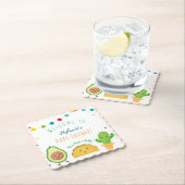 タコテーマ |フィエスタテーマ |カラフルのベビースシャワー ペーパーコースター (インサイチュ)