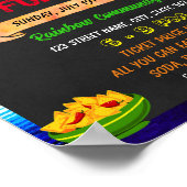 タコディナー資金調達イベントテンプレート ポスター (角)