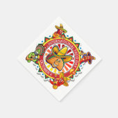 タコデイ国際的ナプキンス スタンダードカクテルナプキン (角)