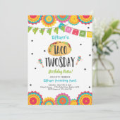 タコトゥオスデイ誕生日フィエスタ2nd誕生日パーティー 招待状 (スタンド正面)