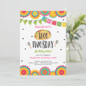 タコトゥオスデー誕生日フィエスタ2歳誕生日パーティーイン 招待状 (スタンド正面)
