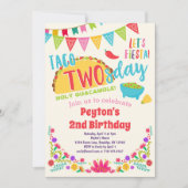 タコトゥデイズフィエスタ2nd誕生日招待状 招待状 (正面)