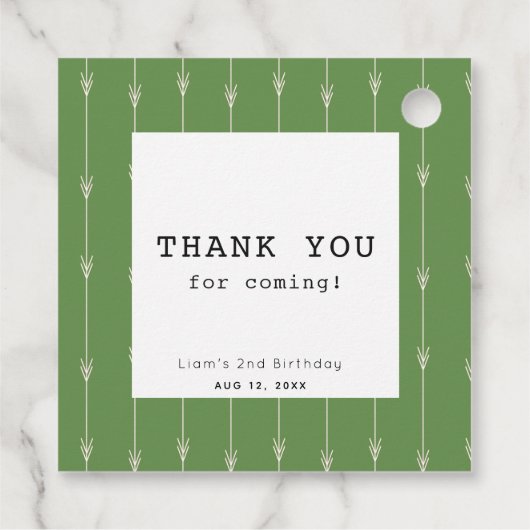 タコトゥーズデイシャルボードボーイ2nd誕生日ありがとう フェイバータグ (裏面)