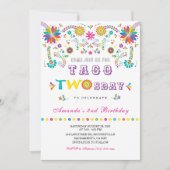 タコトゥーズデイフィエスタ誕生日招待状 招待状 (正面)