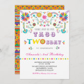 タコトゥーズデイフィエスタ誕生日招待状 招待状 (正面/裏面)