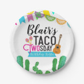 タコトウスデイ紙プレート ペーパープレート (正面)