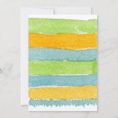 タコトウスデイ誕生日招待 招待状 (裏面)