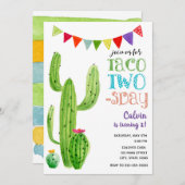 タコトウスデイ誕生日招待 招待状 (正面/裏面)