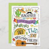 タコトウスデイ2nd誕生日パーティの招待状 招待状 (正面/裏面)