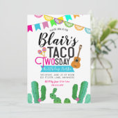 タコトウズデイフォト誕生日招待状 招待状 (スタンド正面)