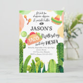 タコトウズデイ誕生日フェスタ招待状 招待状 (スタンド正面)