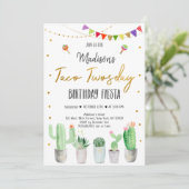 タコトウズデイ金ゴールドフェスタ誕生日 招待状 (スタンド正面)