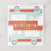 タコトラックのフォルダラベルのタコバー! プレイスカード (外部開封)