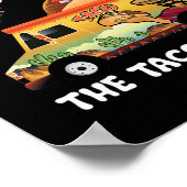 タコトラックの食べ楽しむ物タコまで歩く ポスター (角)