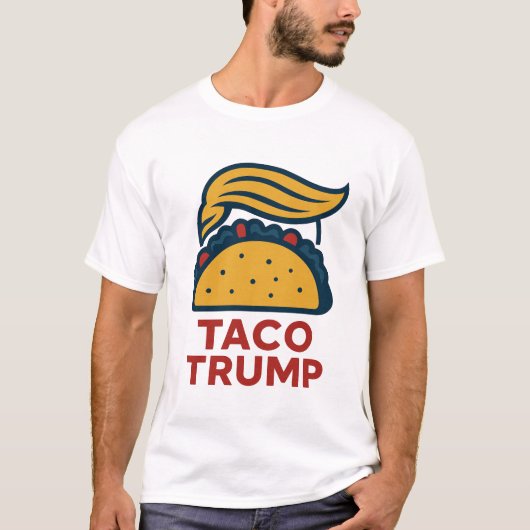 タコトランプおもしろい政治的対立 Tシャツ (正面)