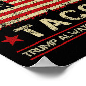タコトランプは常おもしろいに鶏を出してタコに行こう ポスター (角)