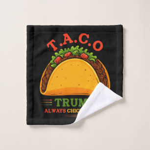 タコトランプは常にチクアウトおもしろい ウォッシュタオル