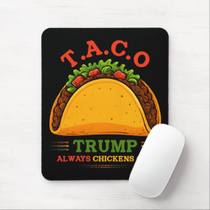 タコトランプは常にチクアウトおもしろい マウスパッド