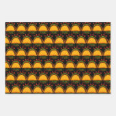 タコトランプは常にチクアウトおもしろい ラッピングペーパーシート (正面)