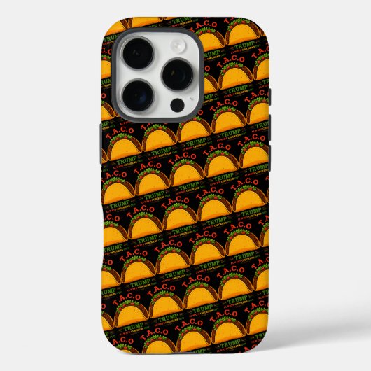 タコトランプは常にチクアウトおもしろい Case-Mate iPhoneケース (裏面)