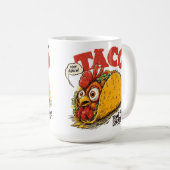 タコトランプは常に政治をおもしろいひきつける コーヒーマグカップ (正面右)