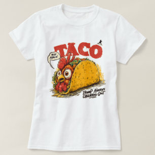 タコトランプは常に政治をおもしろいひきつける Tシャツ