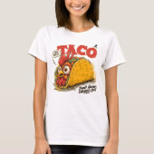 タコトランプは常に政治をおもしろいひきつける Tシャツ (正面)