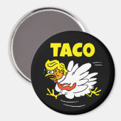 タコトランプは常に鶏を追い出す マグネット (正面/裏面)