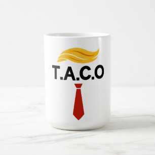 タコトランプは常に鶏を追う コーヒーマグカップ