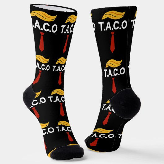 タコトランプは常に鶏を追う ソックス (傾斜あり)