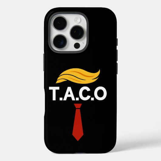 タコトランプは常に鶏を追う Case-Mate iPhoneケース (裏面)